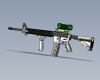 The colt C7A2_C8A2 assault rifle-军事-枪炮-工业CAD模型-3D城