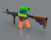 The colt C7A2_C8A2 assault rifle-军事-枪炮-工业CAD模型-3D城