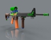 The colt C7A2_C8A2 assault rifle-军事-枪炮-工业CAD模型-3D城
