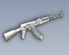 ak-47-assault-rifle-军事-枪炮-工业CAD模型-3D城