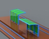 The bus stop-建筑-设施-工业CAD模型-3D城