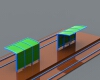 The bus stop-建筑-设施-工业CAD模型-3D城