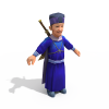 帮派升级-角色人体-角色-VR/AR模型-3D城