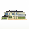 小别墅-建筑-住宅-VR/AR模型-3D城