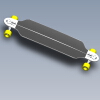 Longboard Slipstream-文体生活-体育用品-工业CAD模型-3D城