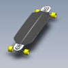 Longboard Slipstream-文体生活-体育用品-工业CAD模型-3D城
