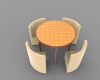 kitchen-dining-table-建筑-家具-工业CAD模型-3D城