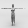 女人-角色人体-角色-VR/AR模型-3D城
