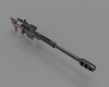 sniper-军事-武器-工业CAD模型-3D城