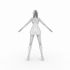 小女孩-角色人体-角色-VR/AR模型-3D城
