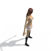 小女孩-角色人体-角色-VR/AR模型-3D城