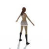 小女孩-角色人体-角色-VR/AR模型-3D城