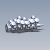 Piston and Crankshaft-工业设备-零部件-工业CAD模型-3D城