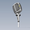 Microphone Old style-科技-数码产品-工业CAD模型-3D城