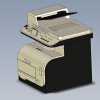hp printer-文体生活-办公用品-工业CAD模型-3D城