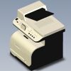 hp printer-文体生活-办公用品-工业CAD模型-3D城