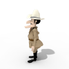 Hunter-角色人体-角色-VR/AR模型-3D城