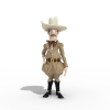 Hunter-角色人体-角色-VR/AR模型-3D城