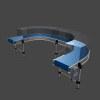 U-type conveyer-工业设备-机器设备-工业CAD模型-3D城