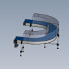 U-type conveyer-工业设备-机器设备-工业CAD模型-3D城
