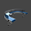 U-type conveyer-工业设备-机器设备-工业CAD模型-3D城