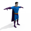 超人-角色人体-角色-VR/AR模型-3D城