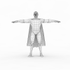 超人-角色人体-角色-VR/AR模型-3D城