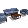 沙发组合-家居-沙发-VR/AR模型-3D城