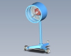 Electric fan-科技-家用电器-工业CAD模型-3D城