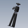 Mini tripod camera (camera included)-科技-数码产品-工业CAD模型-3D城