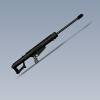 M107 Barrett 50 Caliber-军事-枪炮-工业CAD模型-3D城