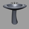 Bathroom Sink-建筑-卫浴-工业CAD模型-3D城