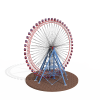 摩天轮-建筑-基础设施-VR/AR模型-3D城