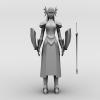 北欧女神-角色人体-角色-VR/AR模型-3D城
