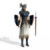 北欧女神-角色人体-角色-VR/AR模型-3D城