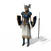 北欧女神-角色人体-角色-VR/AR模型-3D城