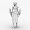 北欧女神-角色人体-角色-VR/AR模型-3D城
