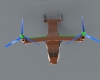 Bell helicopter-飞机-直升机-工业CAD模型-3D城