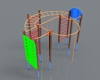 Children's fitness equipment-建筑-设施-工业CAD模型-3D城