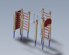 Children's fitness equipment-建筑-设施-工业CAD模型-3D城