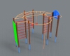 Children's fitness equipment-建筑-设施-工业CAD模型-3D城