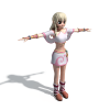卡通女孩-角色人体-角色-VR/AR模型-3D城