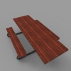 Picnic table wheelchair accesible-建筑-家具-工业CAD模型-3D城