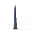 迪拜塔-建筑-基础设施-VR/AR模型-3D城