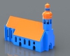The church-建筑-室外建筑-工业CAD模型-3D城