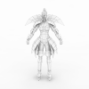 游戏女角色-角色人体-角色-VR/AR模型-3D城