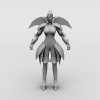 游戏女角色-角色人体-角色-VR/AR模型-3D城