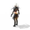 游戏女角色-角色人体-角色-VR/AR模型-3D城