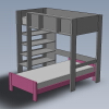 double-bed-建筑-家具-工业CAD模型-3D城