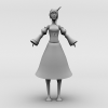 女人-角色人体-女人-VR/AR模型-3D城
